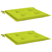 Vidaxl tuinstoelkussens 2 st 40x40x4 cm oxford stof felgroen - afbeelding 3