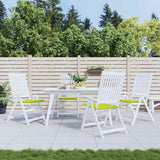 Vidaxl tuinstoelkussens 4 st 40x40x4 cm oxford stof felgroen - afbeelding 1