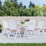 Vidaxl tuinstoelkussens 6 st 40x40x3 cm oxford stof ruitpatroon rood - afbeelding 1