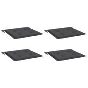 Vidaxl tuinstoelkussens 4 st 50x50x3 cm oxford stof antracietkleurig - afbeelding 3