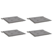 Vidaxl tuinstoelkussens 4 st 50x50x3 cm oxford stof grijs - afbeelding 3