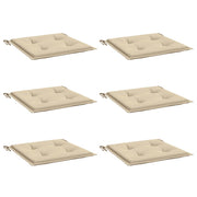 Vidaxl tuinstoelkussens 6 st 50x50x3 cm oxford stof beige - afbeelding 3