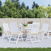 Vidaxl tuinstoelkussens 6 st 50x50x3 cm oxford stof beige - afbeelding 1