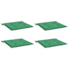 Vidaxl tuinstoelkussens 4 st 50x50x4 cm oxford stof groen