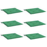 Vidaxl tuinstoelkussens 6 st 50x50x3 cm oxford stof groen - afbeelding 3