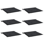 Vidaxl tuinstoelkussens 6 st 50x50x3 cm oxford stof zwart - afbeelding 3