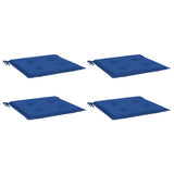 Vidaxl tuinstoelkussens 4 st 50x50x3 cm oxford stof koningsblauw - afbeelding 3