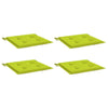 Vidaxl tuinstoelkussens 4 st 50x50x3 cm oxford stof felgroen