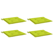 Vidaxl tuinstoelkussens 4 st 50x50x3 cm oxford stof felgroen - afbeelding 3