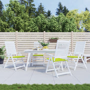 Vidaxl tuinstoelkussens 4 st 50x50x3 cm oxford stof felgroen - afbeelding 1