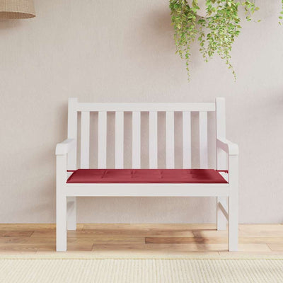 Vidaxl tuinbankkussen 100x50x4 cm oxford stof wijnrood