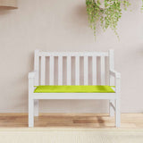 Vidaxl tuinbankkussen 100x50x3 cm oxford stof felgroen - afbeelding 1