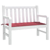 Vidaxl tuinbankkussen 120x50x4 cm oxford stof wijnrood