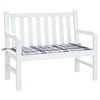 Vidaxl tuinbankkussen 120x50x4 cm oxford stof ruitpatroon grijs