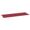 Vidaxl tuinbankkussen 150x50x4 cm oxford stof wijnrood