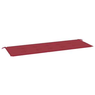 Vidaxl tuinbankkussen 150x50x4 cm oxford stof wijnrood