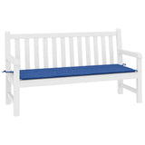 Vidaxl tuinbankkussen 200x50x3 cm oxford stof koningsblauw - afbeelding 3