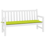 Vidaxl tuinbankkussen 200x50x3 cm oxford stof heldergroen - afbeelding 3