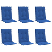 Vidaxl tuinstoelkussens 6 st 100x50x3 cm oxford stof koningsblauw - afbeelding 3