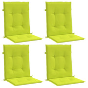Vidaxl tuinstoelkussens 4 st 100x50x3 cm oxford stof heldergroen - afbeelding 3