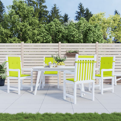 Vidaxl tuinstoelkussens 4 st 100x50x3 cm oxford stof heldergroen