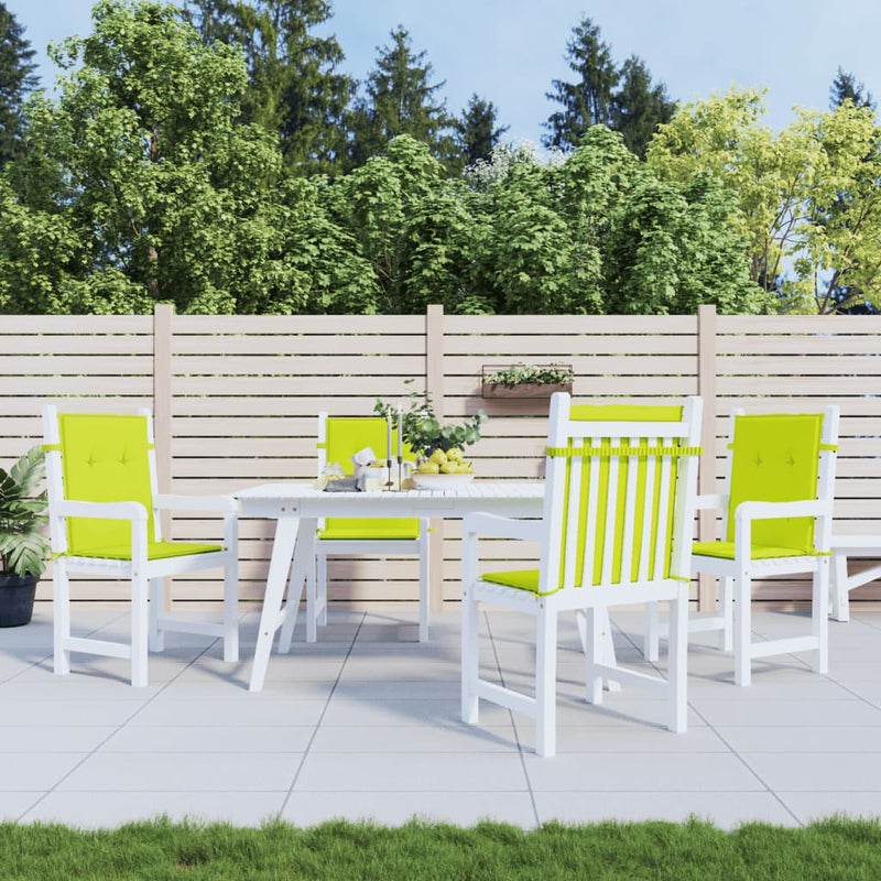 Vidaxl tuinstoelkussens 4 st 100x50x3 cm oxford stof heldergroen