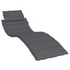 Vidaxl ligbedkussen 186x58x4 cm oxford stof antracietkleurig