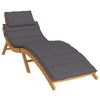 Vidaxl ligbedkussen 186x58x4 cm oxford stof antracietkleurig