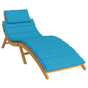Vidaxl ligbedkussen 186x58x4 cm oxford stof blauw - afbeelding 3