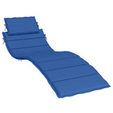 Vidaxl ligbedkussen 186x58x4 cm oxford stof koningsblauw - afbeelding 2