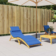 Vidaxl ligbedkussen 186x58x4 cm oxford stof koningsblauw - afbeelding 1