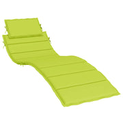 Vidaxl ligbedkussen 186x58x4 cm oxford stof heldergroen - afbeelding 2