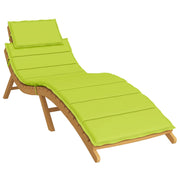 Vidaxl ligbedkussen 186x58x4 cm oxford stof heldergroen - afbeelding 3