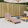 Vidaxl ligbedkussen 186x58x4 cm oxford stof ruitpatroon rood