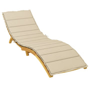 Vidaxl ligbedkussen 200x50x3 cm oxford stof beige - afbeelding 3
