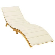 Vidaxl ligbedkussen 200x60x3 cm oxford stof crèmekleurig - afbeelding 3