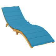 Vidaxl ligbedkussen 200x70x3 cm oxford stof blauw - afbeelding 3