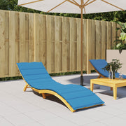 Vidaxl ligbedkussen 200x70x3 cm oxford stof blauw - afbeelding 1