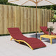 Vidaxl ligbedkussen 200x70x3 cm oxford stof wijnrood