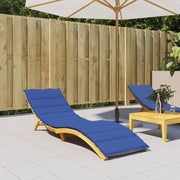 Vidaxl ligbedkussen 200x70x3 cm oxford stof koningsblauw - afbeelding 1
