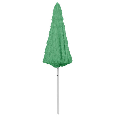 Vidaxl strandparasol hawaï 300 cm groen