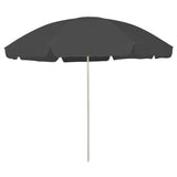 Vidaxl strandparasol 300 cm antracietkleurig - afbeelding 1
