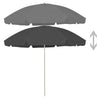Vidaxl strandparasol 300 cm antracietkleurig