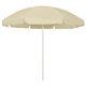 Vidaxl strandparasol 240 cm zandgeel