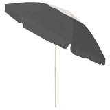 Vidaxl strandparasol 240 cm antracietkleurig - afbeelding 3
