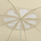 Vidaxl strandparasol 300 cm zandgeel - afbeelding 3