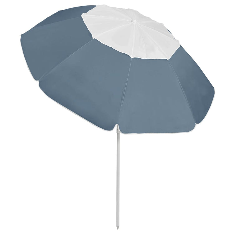 Vidaxl strandparasol 300 cm blauw