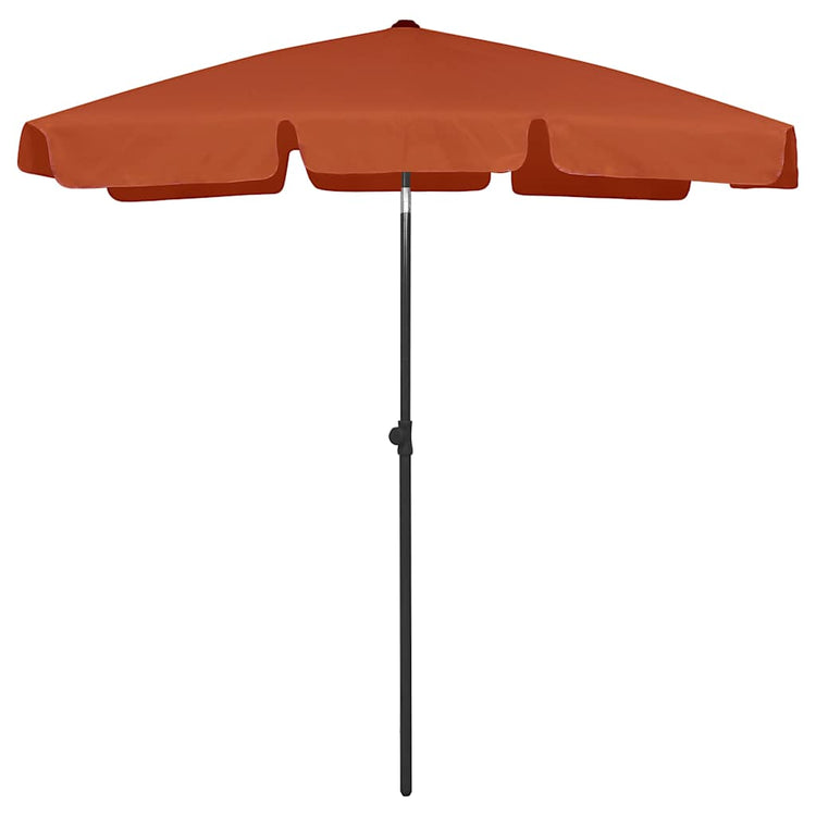 Vidaxl strandparasol 180x120 cm terracottakleurig