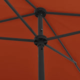 Vidaxl strandparasol 200x125 cm terracottakleurig - afbeelding 3