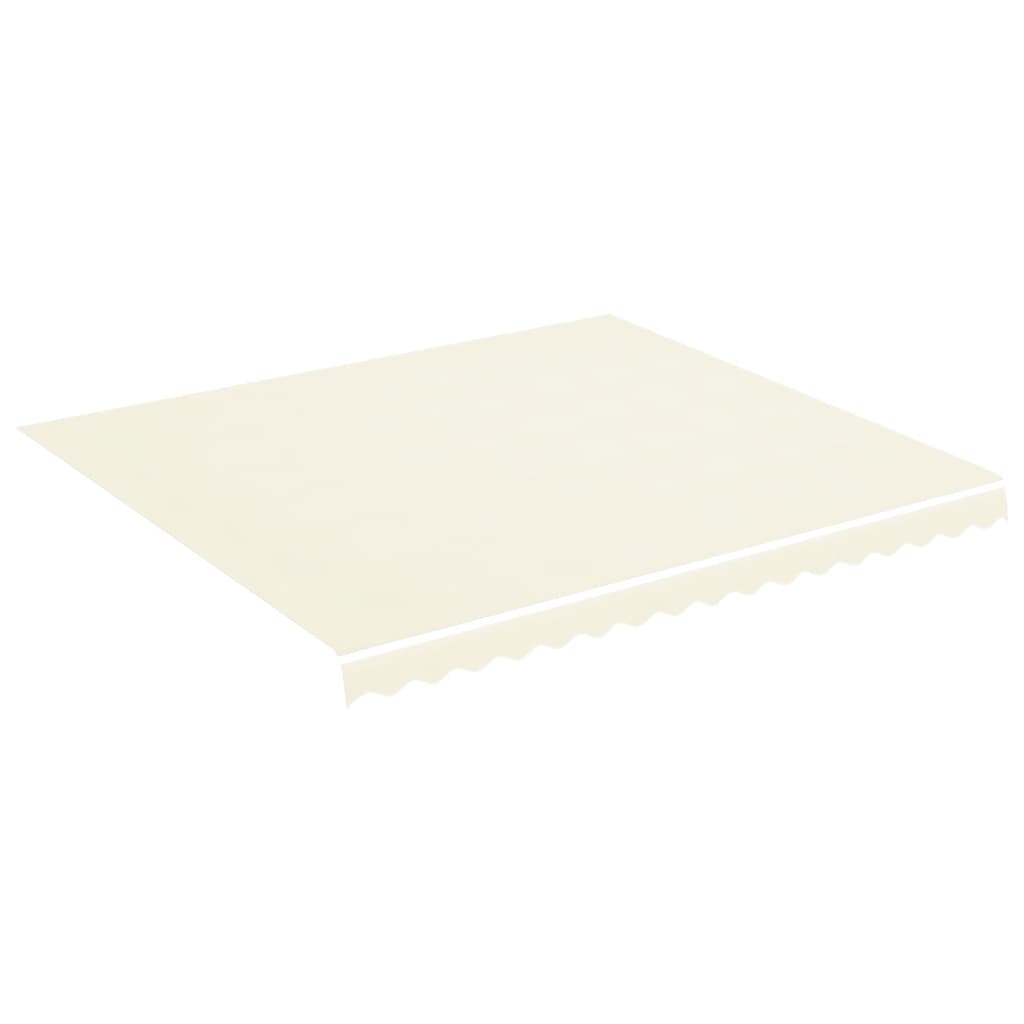 Vidaxl vervangingsdoek voor luifel 400x350 cm polyester crèmekleurig